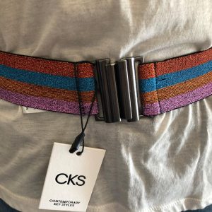 Ceinture pour femme élastique multicore CKS Taille Unique