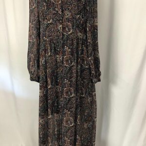 Robe longue doublée fluide manches longues Deeluxe