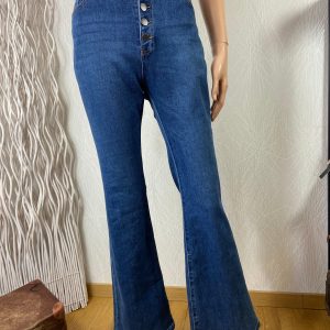 Jeans Flare Fit Stretch Push Up Taille Haute Mila Premium