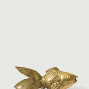 PRESSE-PAPIERS POISSON EN LAITON