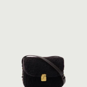 SAC BELLISSIMA MINI MARRON SHEARLING