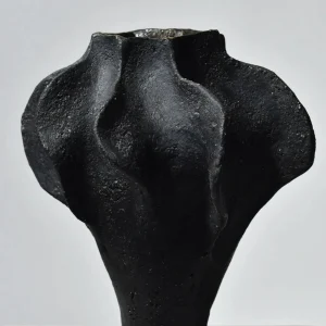 Récipient sculptural 'Ailes Noir'