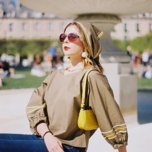 Blouse Giulia Moka - Coton italien