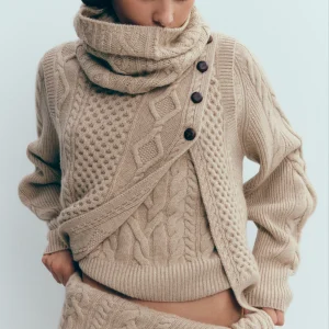 Tour de cou à torsades