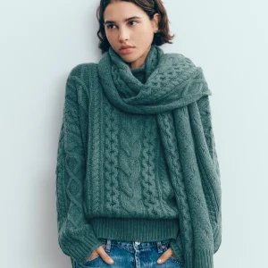 Echarpe à torsades - les 40 ans