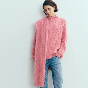 Echarpe à torsades - les 40 ans