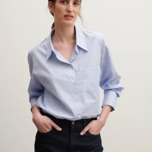 Chemise ample à rayures