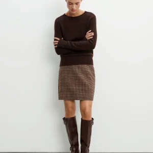 Mini jupe pied de poule