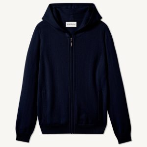 Pull à capuche zippé