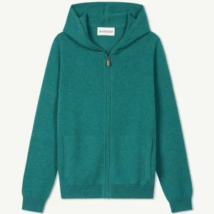 Pull à capuche zippé