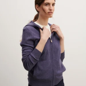 Pull à capuche zippé