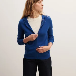 Pull à capuche zippé