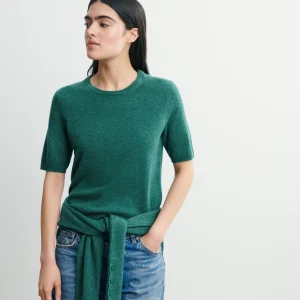 Col rond manches courtes