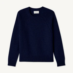 Pull col rond pointelle