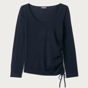 Col danseuse cintré ultrafin fronces coté