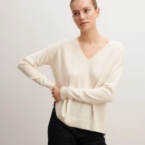 Pull col V ample fin