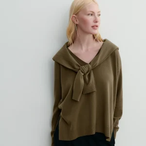 Pull col V ample fin