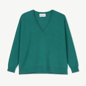 Pull col V ample fin