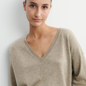 Pull col V ample fin