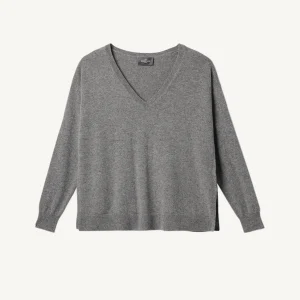 Pull col V ample fin