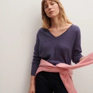 Pull col V ample fin