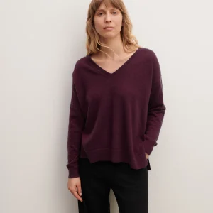 Pull col V ample fin