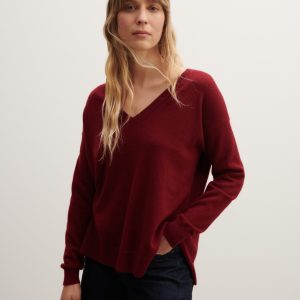 Pull col V ample fin