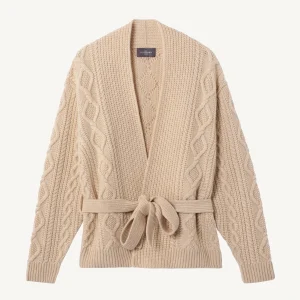 Veste cosy à torsades