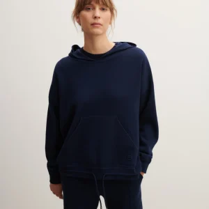 Pull à capuche double face