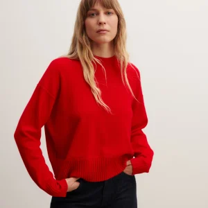 Pull col rond oversized