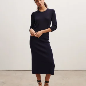 Jupe midi fentes côtés