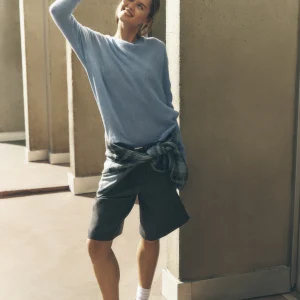 Col rond maille plume