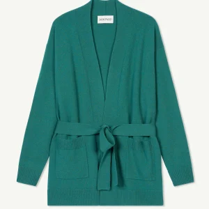 Veste cosy ceinturée