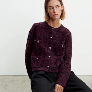 Veste en tweed à poches