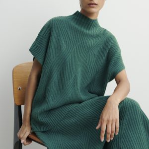 Jupe midi jeu de côtes