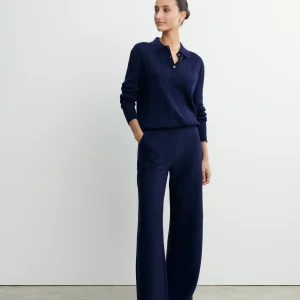 Pantalon double face