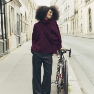 Col montant à torsades