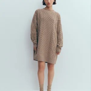 Robe pull à torsades