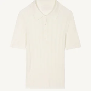 Polo ultrafin à côtes