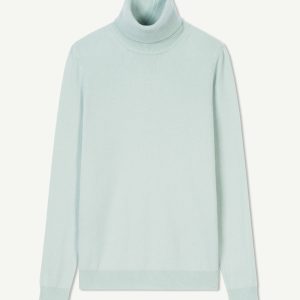 Pull col roulé classique