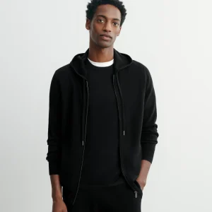 Pull à capuche zippé