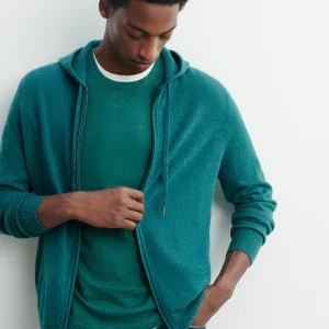 Pull à capuche zippé