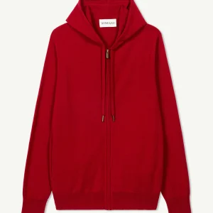 Pull à capuche zippé