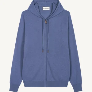 Pull à capuche zippé