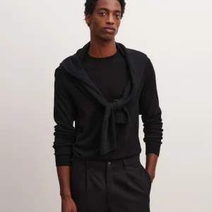 Pull col rond manches marteau