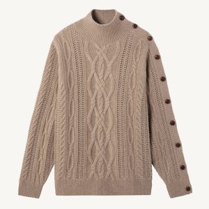 Col montant à torsades