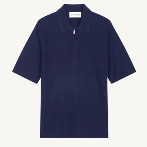 Polo zippé minimaliste