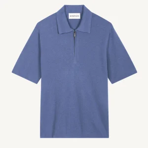 Polo zippé minimaliste