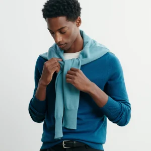 Pull col V classique