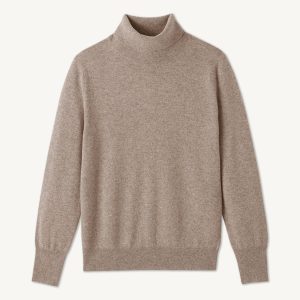 Pull col roulé classique